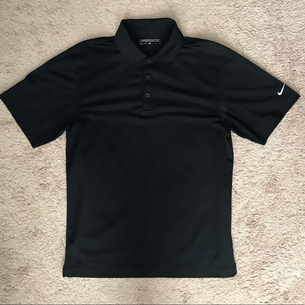 Nike Black Dri-Fit Polo